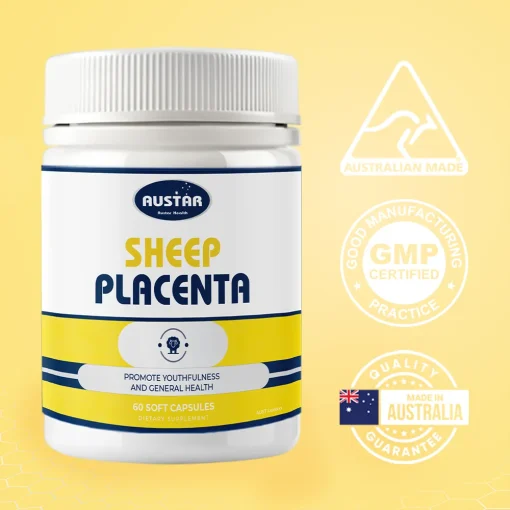 AUSTAR Sheep Placenta - 60 Capsules - Image 2