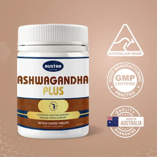 AUSTAR Ashwagandha Plus - 60 Capsules - Image 2