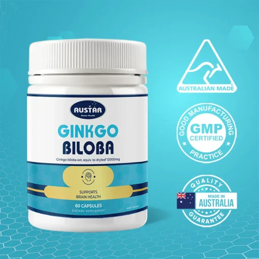 AUSTAR Ginkgo Biloba 12000MG - 60 Capsules - Image 2
