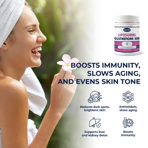 AUSTAR Liposomal Glutathione 500MG - 60 Capsules - Image 3