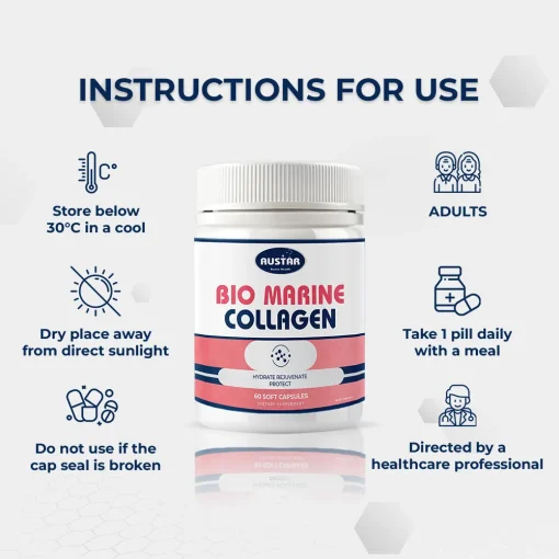 AUSTAR Bio Marine Collagen - 60 Capsules - Image 4