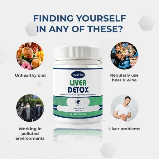 AUSTAR Liver Detox - 60 Hard Capsules - Image 3