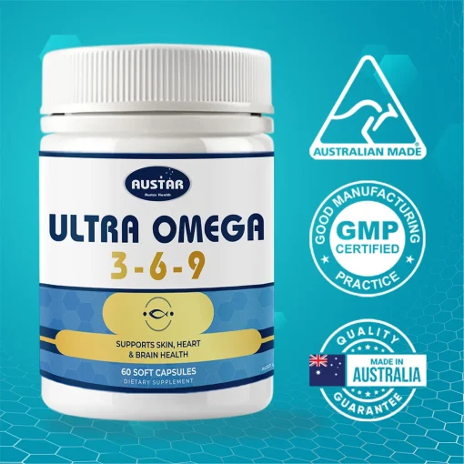 AUSTAR Ultra Omega 3-6-9 - 60 Soft Capsules - Image 2