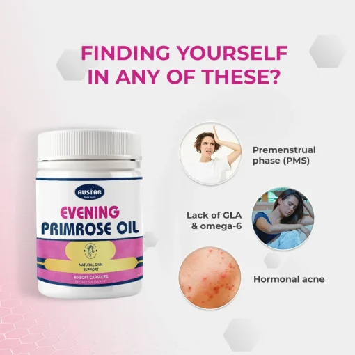 AUSTAR Evening Primrose Oil - 60 Soft Capsules - Image 3