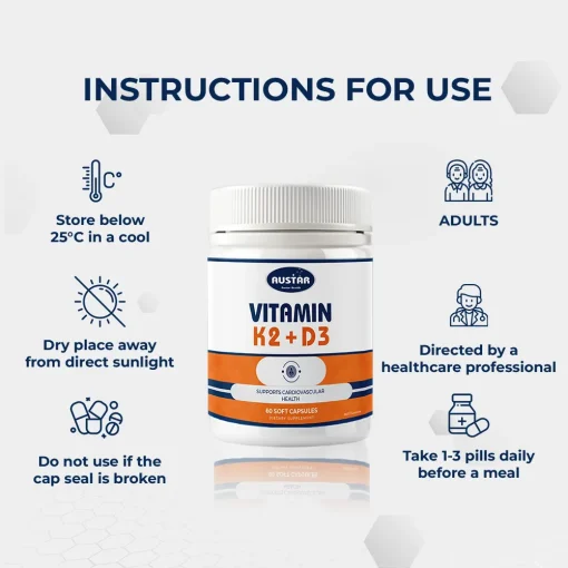 Austar Vitamin K2 + D3 - Image 3