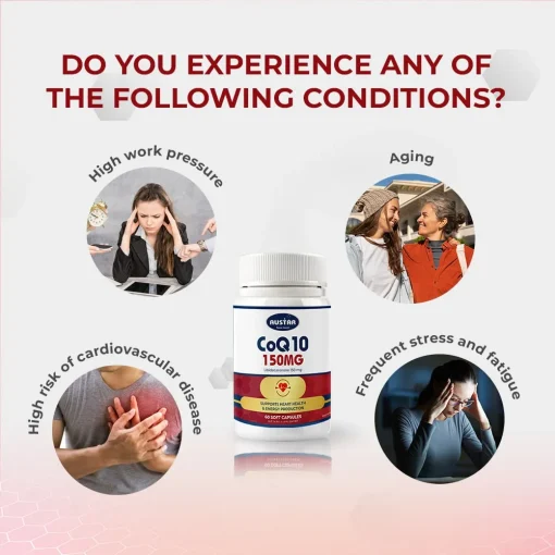 AUSTAR CoQ10 150mg - 60 Soft Capsules - Image 3